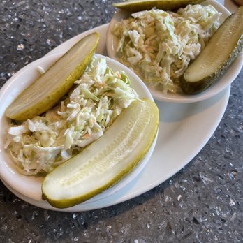 Omega Diner - Coleslaw with dill pickles - Diners Near Me - New Hyde Park, New York Omega Diner - Coleslaw with dill pickles - Diners Near Me - New Hyde Park, New York