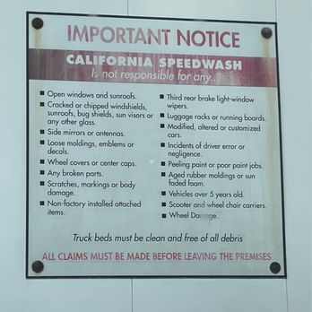 LUV Car Wash - Damage policy - Car Wash Near Me - Simi Valley, California LUV Car Wash - Damage policy - Car Wash Near Me - Simi Valley, California