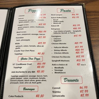 Demnika's Italiano - Menu - Italian Near Me - Kettering, Ohio