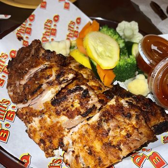 Phil's BBQ - Full Rib Dinner (Baby Back Rib) with Large Steamed Veggies Side - Barbeque Near Me - San Diego, California Phil's BBQ - Full Rib Dinner (Baby Back Rib) with Large Steamed Veggies Side - Barbeque Near Me - San Diego, California
