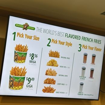 Potato Corner - Menu - Fast Food Near Me - Lynnwood, Washington Potato Corner - Menu - Fast Food Near Me - Lynnwood, Washington