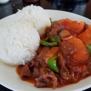 Fairwood Cafe - I think this is tomato beef... I can't remember... - Hong Kong Style Cafe Near Me - Newark, California