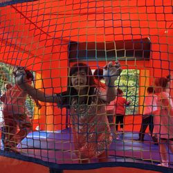 Bay Area Fun and Games - The bouncy castle we rented for our daughter's birthday