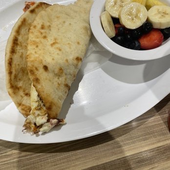 At The Diner - Egg white wrap with fruit - Breakfast & Brunch Near Me - Orlando, Florida