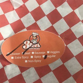 3Tees Shawarma - The Regular Spicy is fine for us. I can only imagine how hot the Extra Spicy is. - Mediterranean Near Me - Houston, Texas