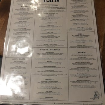 Earls Kitchen + Bar - The menu in Feb 2017 - Canadian (New) Near Me - Mississauga, Ontario