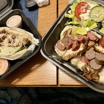 Zunzi's - Conquistador Sandwich & Small Oliver's Dinner (Serves 3-5PPL) with mashed potatoes, meat, salad and roasted veggies - Sandwiches Near Me - Savannah, Georgia Zunzi's - Conquistador Sandwich & Small Oliver's Dinner (Serves 3-5PPL) with mashed potatoes, meat, salad and roasted veggies - Sandwiches Near Me - Savannah, Georgia