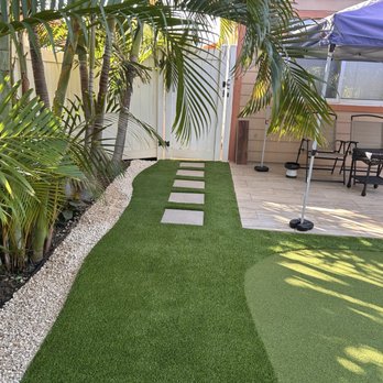 Innovative Turf Solutions - Entrence to my back yard mini golf. - Artificial Turf Near Me