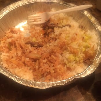 Fiesta Limena - Lomo to go. It looked huge, it was 70% rice. For $14 bucks, they should cut on the rice and add more meat. - Peruvian Near Me - Norwalk, Connecticut