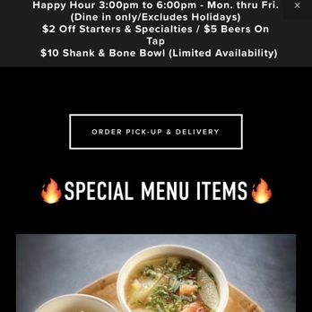 Shank & Bone - Happy hour Monday through Friday 3-6pm - Vietnamese Near Me - San Diego, California Shank & Bone - Happy hour Monday through Friday 3-6pm - Vietnamese Near Me - San Diego, California