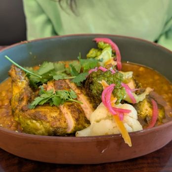 Artifact At Mingei - Chicken dhansaak bowl - New American Near Me - San Diego, California