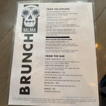 Kalaka Mexican Kitchen - Brunch menu - Bars Near Me - Evergreen, Colorado Kalaka Mexican Kitchen - Brunch menu - Bars Near Me - Evergreen, Colorado