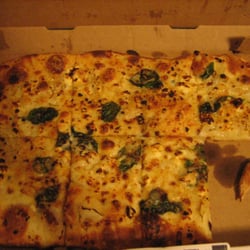 Spinach and Feta artisan pizza
