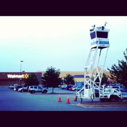 Walmart Supercenter - This must be the local hangout if the police set up all this : /