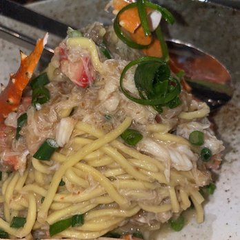 Komodo Miami - Garlic King Crab Lo Mein - Asian Fusion Near Me - Miami, Florida