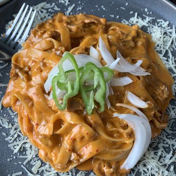 Madang Restaurant & Cafe - Gochujang Pasta - Korean Near Me - Englewood Cliffs, New Jersey Madang Restaurant & Cafe - Gochujang Pasta - Korean Near Me - Englewood Cliffs, New Jersey