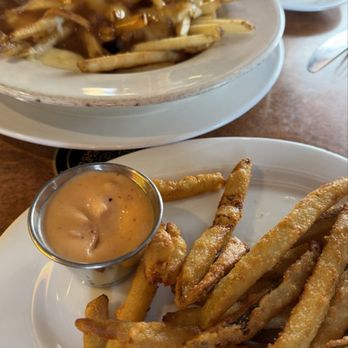 School House Kitchen & Libations - Nasty poutine with tasty fried pickles - New American Near Me - Arvada, Colorado School House Kitchen & Libations - Nasty poutine with tasty fried pickles - New American Near Me - Arvada, Colorado