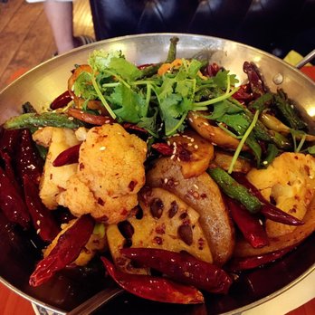 Szechuan Chef - Spicy cauliflower dry pot - Szechuan Near Me - Bellevue, Washington