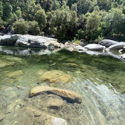 The water is crystal clear! The water is crystal clear!