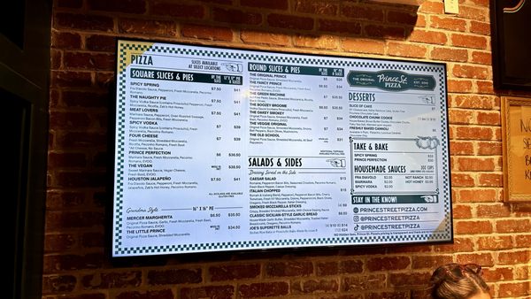Menu photo 3 Prince St Pizza Brooklyn, NY Menu photo 3 Prince St Pizza Brooklyn, NY