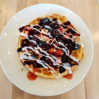 Jam + Toast - Berry Bliss Waffle - Breakfast & Brunch Near Me - Irving, Texas