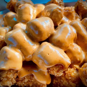 West Coast Cheesesteaks - Cheesy Tots with luscious chipotle cheese - Cheesesteaks Near Me - Glendora, California