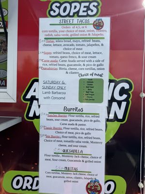Menu photo 2 Tacos Jrs Tacoma, WA