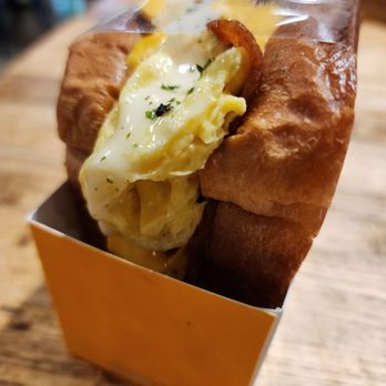 Oh K Dog - Bacon & Cheese Egg Toast - Hot Dogs Near Me - Austin, Texas