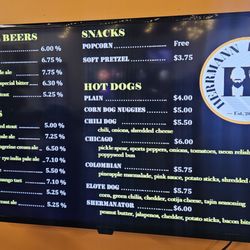 Herrmann Brewthers - Menu - As of 6-14-2025