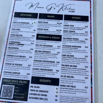 Mama G's Special Sauce - Menu - Peruvian Near Me - San Diego, California Mama G's Special Sauce - Menu - Peruvian Near Me - San Diego, California