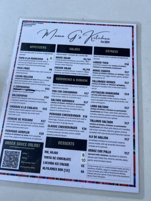 Menu photo 1 Mama G's Special Sauce San Diego, CA Menu photo 1 Mama G's Special Sauce San Diego, CA