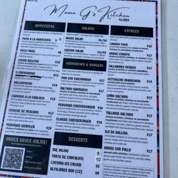Mama G's Special Sauce - Menu