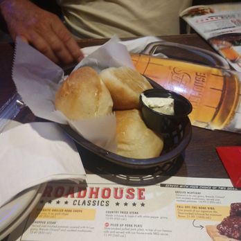 Logan's Roadhouse - Delicious warm bread with butter - Steakhouses Near Me - Chattanooga, Tennessee