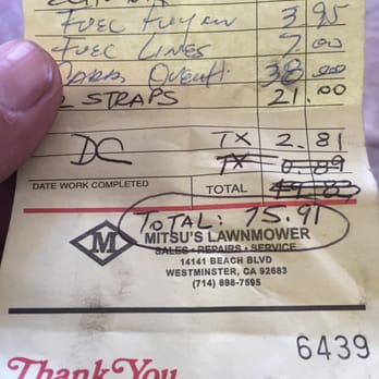 Mitsu's Lawn Mower Shop - LEGIT HONEST BUSINESS - Gardeners Near Me - Westminster, California