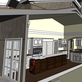 Studio Fetter - A 3D section of a house remodel in Rockridge. An example of our visualization services. - Architects Near Me - San Rafael, California Studio Fetter - A 3D section of a house remodel in Rockridge. An example of our visualization services. - Architects Near Me - San Rafael, California