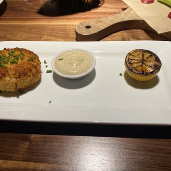 Seasons 52 - Lump Crab Cake - New American Near Me - San Antonio, Texas Seasons 52 - Lump Crab Cake - New American Near Me - San Antonio, Texas