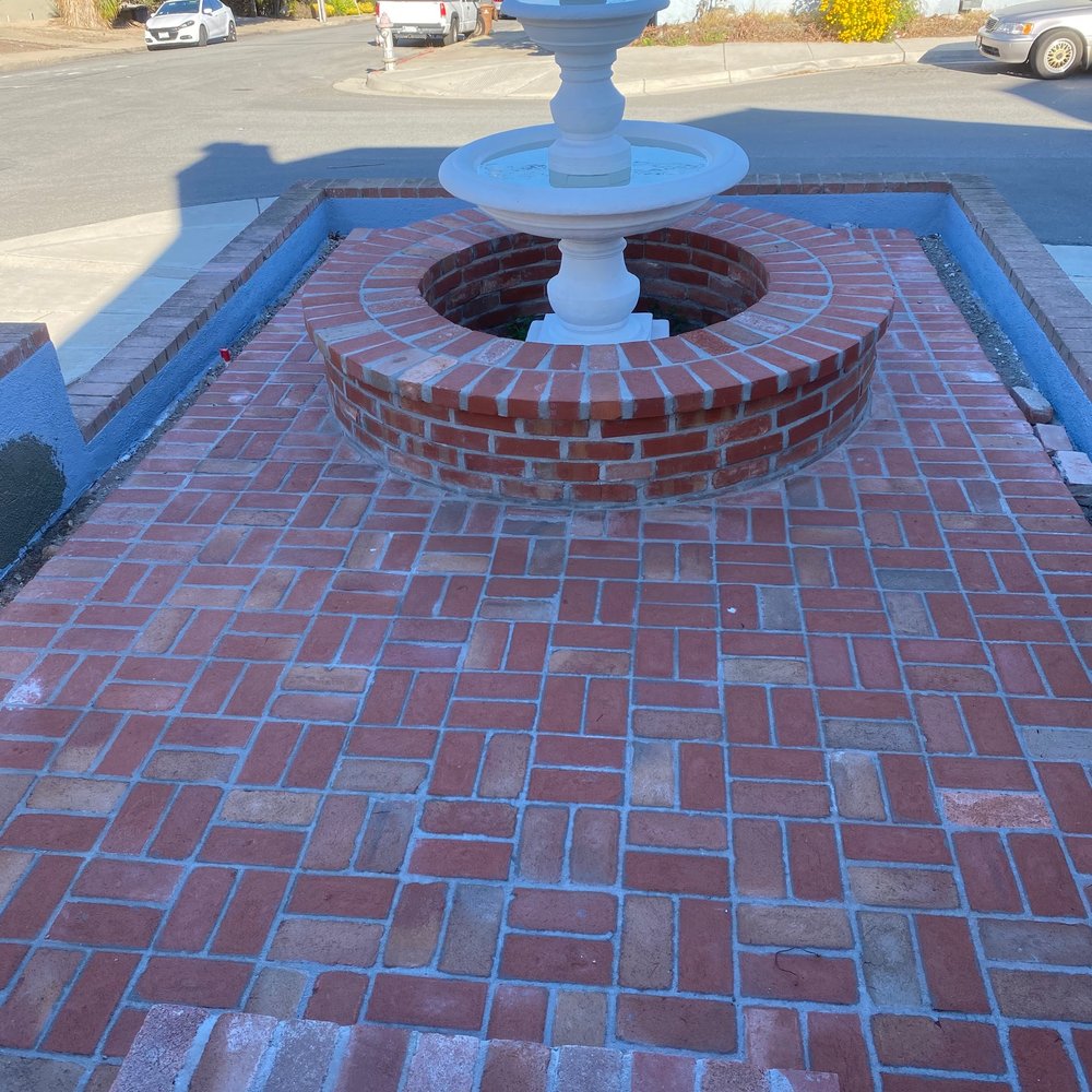 Lopez Masonry - NEW brick sitting area & front brick patio - Masonry/Concrete Near Me Lopez Masonry - NEW brick sitting area & front brick patio - Masonry/Concrete Near Me