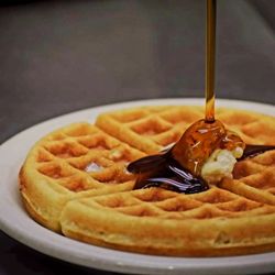 Tom's Burgers & Grill - Waffles....so good!