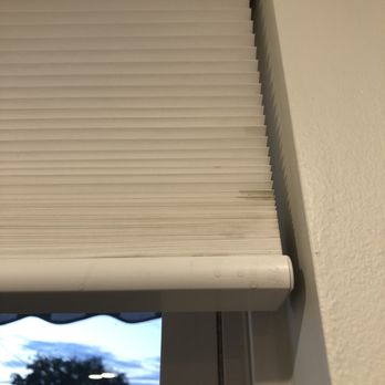 Old Bay Remodeling - Paint splatters on cellular blinds and windows. - Painters Near Me - Baltimore, Maryland Old Bay Remodeling - Paint splatters on cellular blinds and windows. - Painters Near Me - Baltimore, Maryland