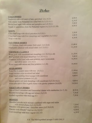 Menu photo 3 Maxing Stüberl Vienna, 9