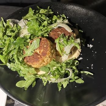 The Alchemist - Great pair of house-made crab cakes - Cocktail Bars Near Me - Geneva, Illinois