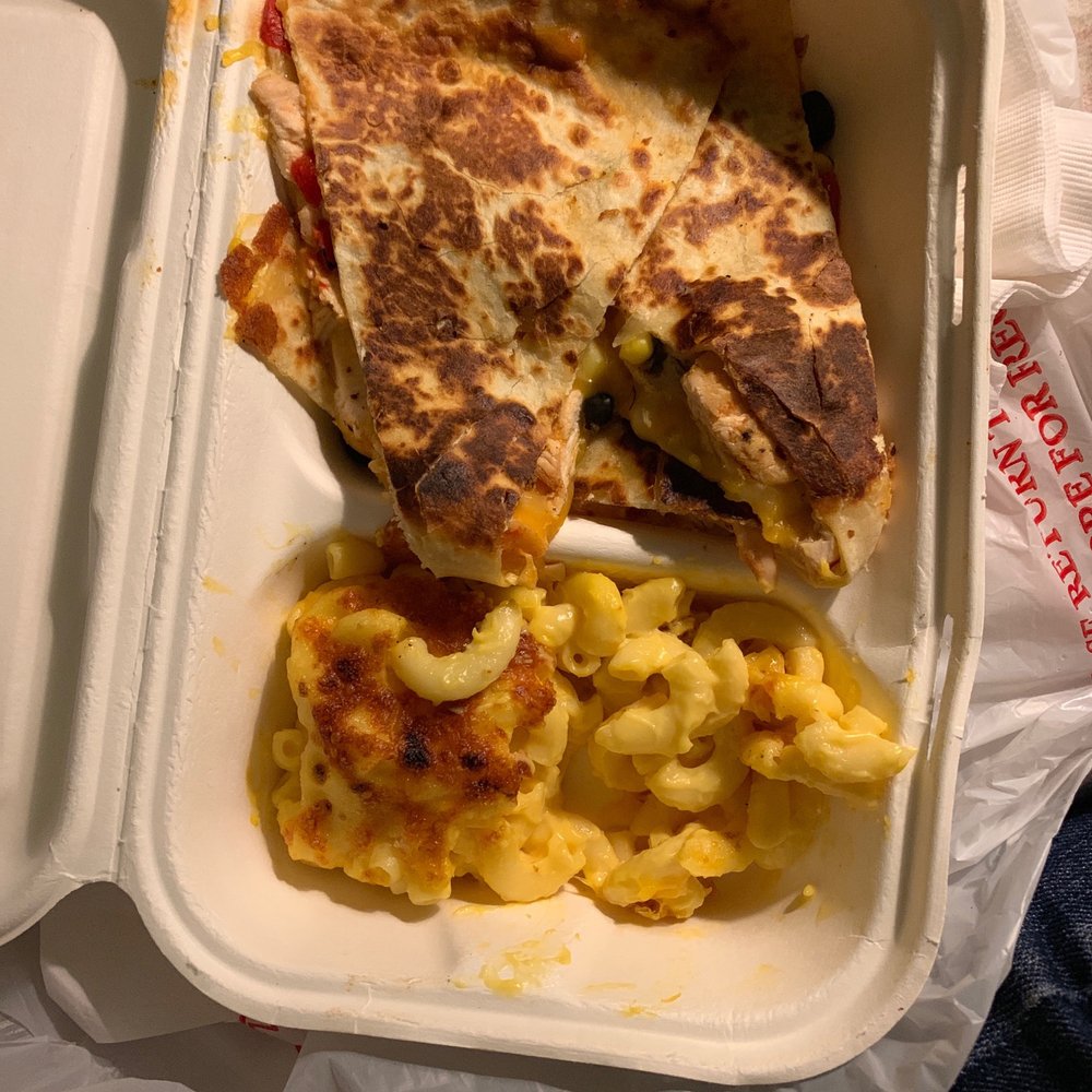 Chef BobbyD Restaurant & Catering - Chicken black bean quesadillas with mac & cheese - Caribbean Near Me - Baltimore, Maryland Chef BobbyD Restaurant & Catering - Chicken black bean quesadillas with mac & cheese - Caribbean Near Me - Baltimore, Maryland