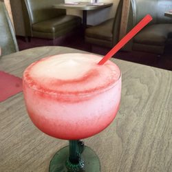 Pina colada with a lava shot of goodness