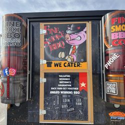 Fine Smoke Barbeque - More signage