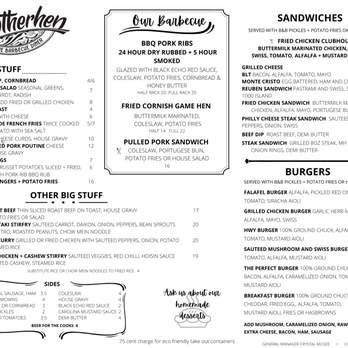 Motherhen BBQ Diner - menu for motherhen bbq - Diners Near Me - Chemainus, British Columbia Motherhen BBQ Diner - menu for motherhen bbq - Diners Near Me - Chemainus, British Columbia