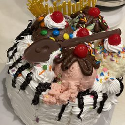 a birthday cake