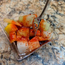 Fresh fruit sample.