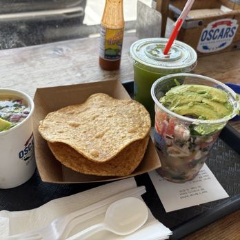 Oscars Mexican Seafood - Ceviche and the fish stew and drink - Seafood Near Me - San Diego, California