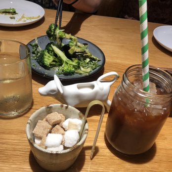 Kyu - AMAZING miso, garlic, ginger charred broccoli. Seriously a must get. - Asian Fusion Near Me - Miami, Florida
