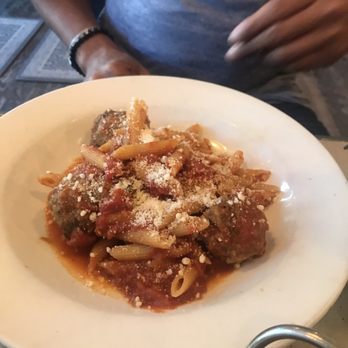 Pepe Giallo - Penne Meatballs in Spicy Tomato Sauce - Italian Near Me - New York, New York Pepe Giallo - Penne Meatballs in Spicy Tomato Sauce - Italian Near Me - New York, New York